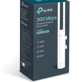 tplink eap110outdoor  punto de acceso omada con frecuencia 24 ghz n 300 para exterior con configuración standalone o por contro