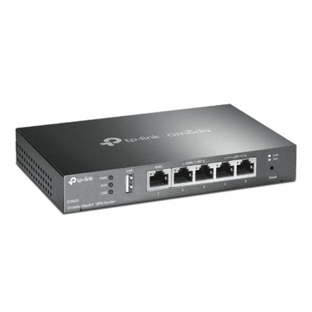 Tplink Er605  Router Omada Vpn Sdn Multiwan Gigabit Con 1 Puerto Wan Gigabit 2 Lan Gigabit Y 2 Configurables Lan/wan Hasta 25000