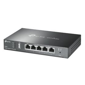 tplink er605  router omada vpn sdn multiwan gigabit con 1 puerto wan gigabit 2 lan gigabit y 2 configurables lanwan hasta 25000