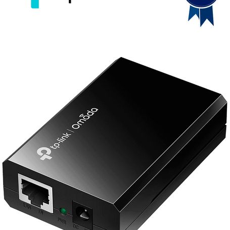 Tplink Tlpoe150s  Inyector Poe Af De 15w Suministro Poe A Través De Puertos Rj45 Gigabit Ethernet.