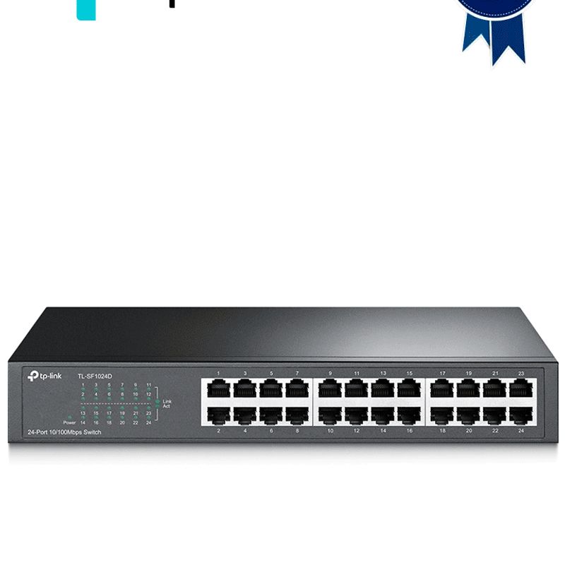 Tplink Tlsf1024d  Switch No Administrable De 24 Puertos 10/100 Mbps Para Escritorio/rack