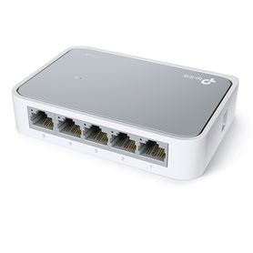 tplink tlsf1005d  switch de escritorio con 5 puertos rj45 fast ethernet diseno en plástico y configuración plug and play viva62