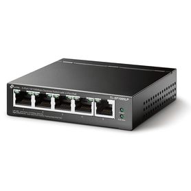 tplink tlsf1005lp   switch poe no administrable con 5 puertos fast ethernet incluyendo 4 puertos poe af presupuesto poe de hast