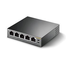 tplink tlsf1005p  switch poe no administrable con 5 puertos fast ethernet incluyendo 4 puertos poe af suministro poe hasta 58w 