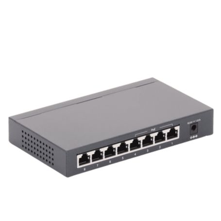 Tplink Tlsg1008p  Switch Gigabit Poe No Administrable De 8 Puertos 10/100/1000 Mbps Solo 4 Puertos Poe Ideal Para Escritorio