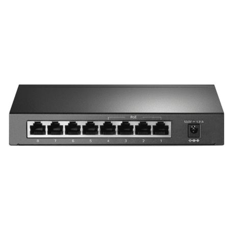 Tplink Tlsg1008p  Switch Gigabit Poe No Administrable De 8 Puertos 10/100/1000 Mbps Solo 4 Puertos Poe Ideal Para Escritorio