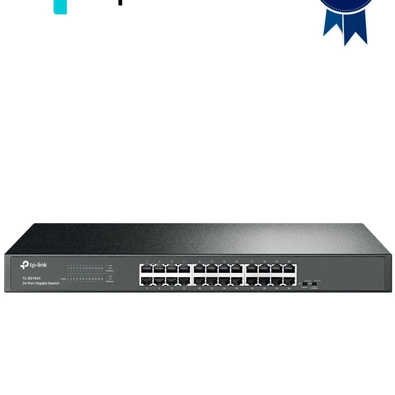 Tplink Tlsg1024  Switch Gigabit No Administrable De 24 Puertos 10/100/1000 Mbps.