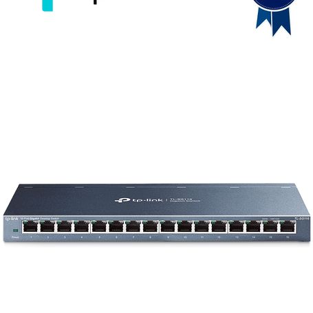 Tplink Tlsg116 Switch Gigabit No Administrable De 16 Puertos 10/100/1000 Mbps Para Escritorio