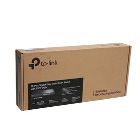 tplink tlsg1218mp  switch no administrable de 16 puertos 101001000mbps y poe afat con 2 puertos sfp hasta 250w62842