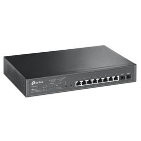 tplink sg2210mp  switch jetstream sdn administrable con 8 puertos 101001000 mbps y 2 puertos sfp equipado con 8 puertos poe y u