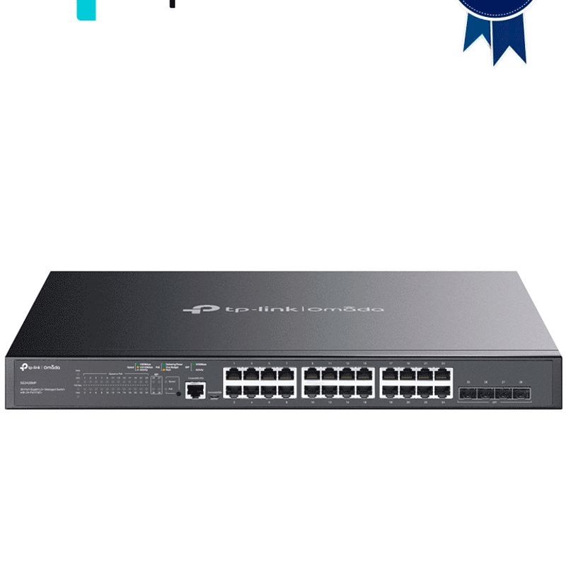 Tplink Sg3428mp   Switch L2 Omada Poe Con 24 Puertos Poe 10/100/1000 Mbps 4 Puertos Sfp 1g Consola Rj45 Y Microusb Además Gestió