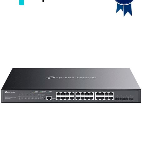 Tplink Sg3428mp   Switch L2 Omada Poe Con 24 Puertos Poe 10/100/1000 Mbps 4 Puertos Sfp 1g Consola Rj45 Y Microusb Además Gestió