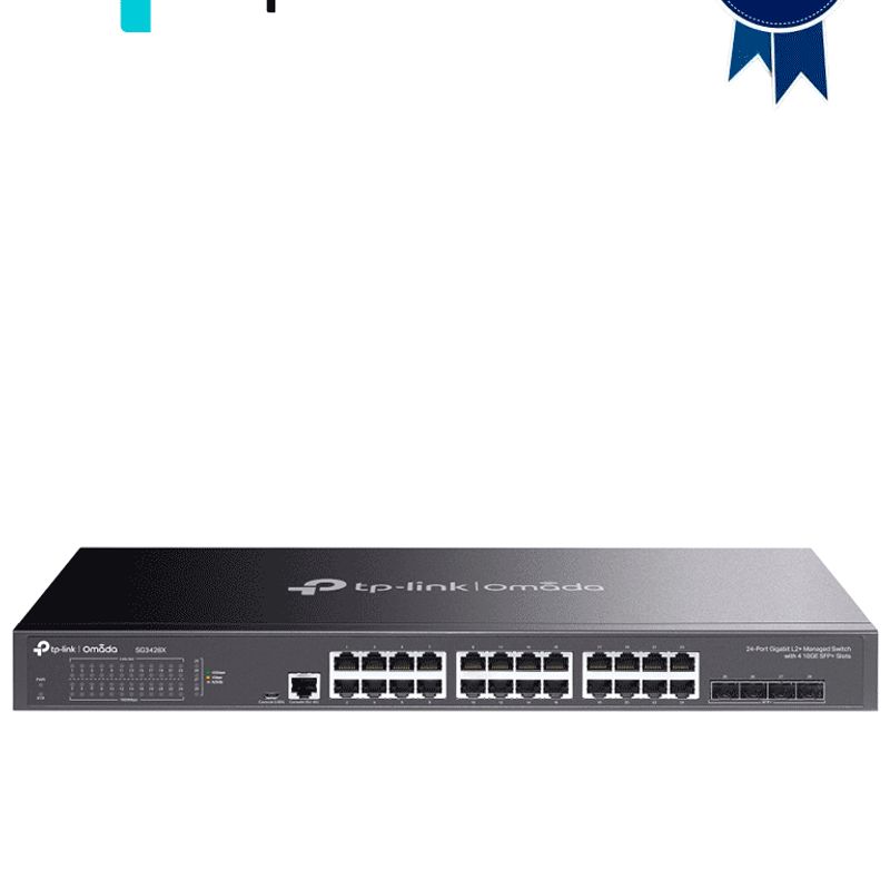 Tplink Tlsg3428x  Switch Omada Sdn Administrable Con 24 Puertos Gigabit Y 4 Puertos Sfp Incluye Funciones Sflow Qinq Y Qos Compa