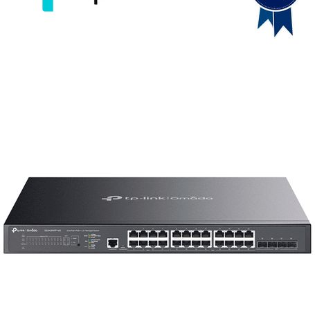 Tplink Tlsg3428xmp  Switch L2 Omada Poe Con 24 Puertos Poe 10/100/1000 Mbps 4 Puertos Sfp 10g Y Consola Rj45/microusb Además Ges