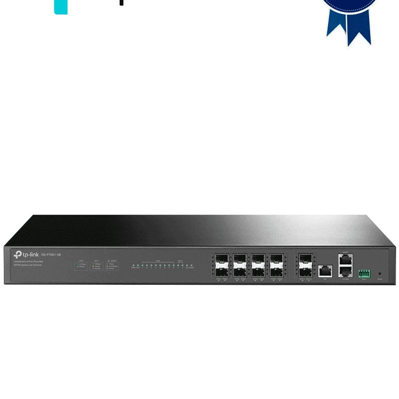 Tplink Dsp700108  Deltastream  Olt De 8 Puertos Gpon Con Capacidad De Conexión De Hasta 1024 Onus 1 Puerto Gigabit Rj45 Uplink 2