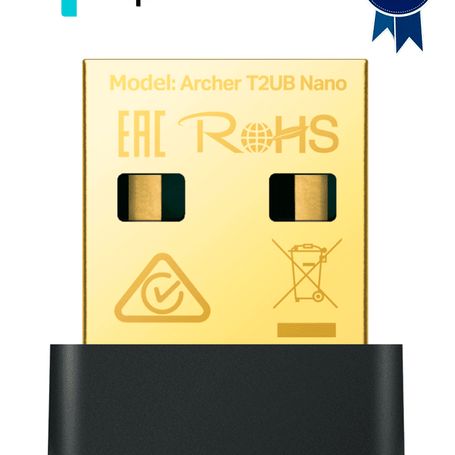 Tplink Archer T2ub Nano  Adaptador Usb Ac600 Nano Wifi Bluetooth 4.2  Wifi De Alta Velocidad Velocidades De Hasta 600 Mbps Con 2