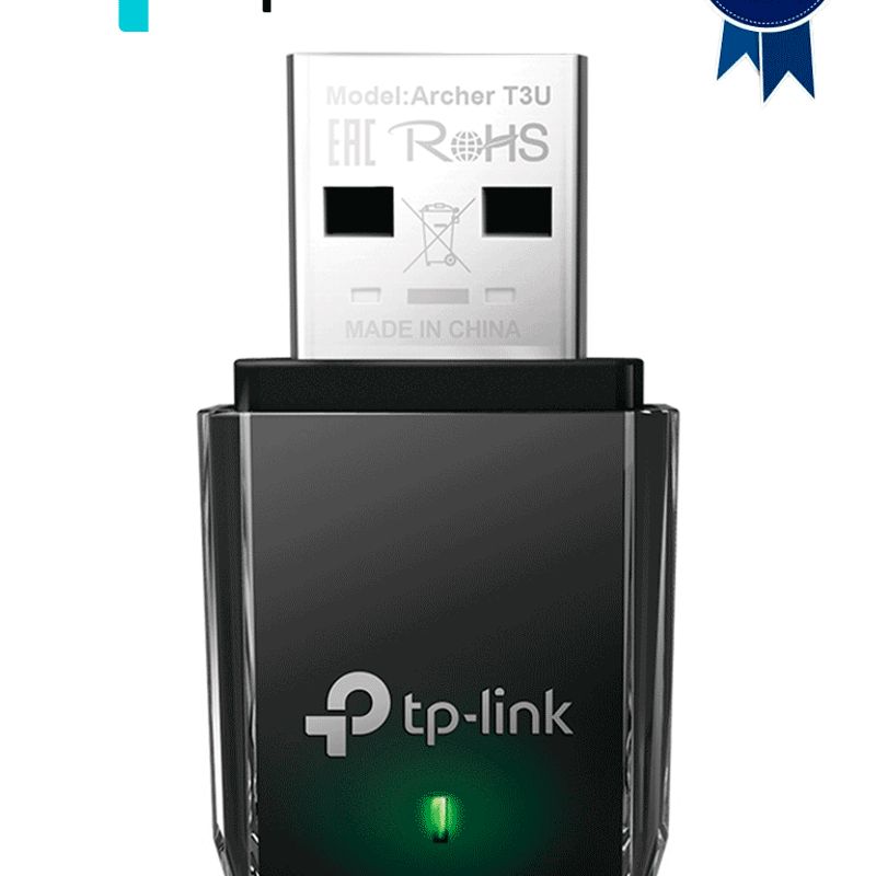 Tplink Archer T3u  Adaptador Usb Mini Doble Banda Inalámbrico Ac1300  Ac1300 (400 Mpbs En La Banda De 2.4ghz Y 867 Mbps En La Ba