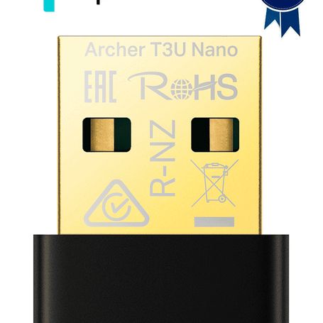 Tplink Archer T3u Nano  Adaptador Usb Mumimo Inalámbrico Nano Ac1300  Elocidades De Hasta 1300 Mbps Con 400 Mbps En 24 Ghz Y 867