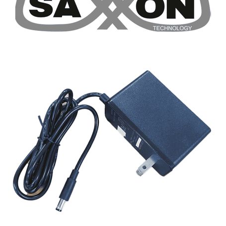 Saxxon Ka18f1201500ush  Fuente De Poder Regulada / 12 Vcc 1.5 Amper / Conector Macho / Voltaje De Entrada 100240v / Ideal Para C