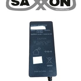 saxxon ka65e1205000q  fuente de poder regulada  alimentación 12 vcc 5 amper  4 conectores macho  voltaje de entrada 100240v  id