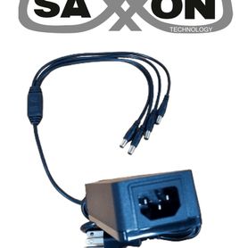 saxxon ka65e1205000q  fuente de poder regulada  alimentación 12 vcc 5 amper  4 conectores macho  voltaje de entrada 100240v  id