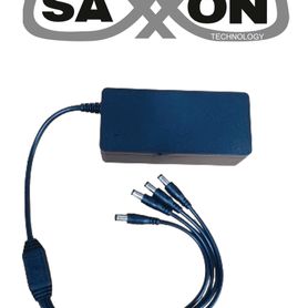 saxxon ka65e1205000q  fuente de poder regulada  alimentación 12 vcc 5 amper  4 conectores macho  voltaje de entrada 100240v  id