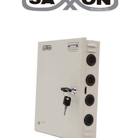 Saxxon Sx10a9ch  Fuente De Poder Profesional 12 Vcd / 10 Amperes / 9 Canales / 1.1 Amperes Por Canal / Protección Contra Sobreca