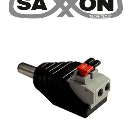 Saxxon Sx52a  Adaptadores Machotipo Jack Polarizado / Paquete De 10 Piezas / Terminales De Presión / Fácil Instalación/ 12v