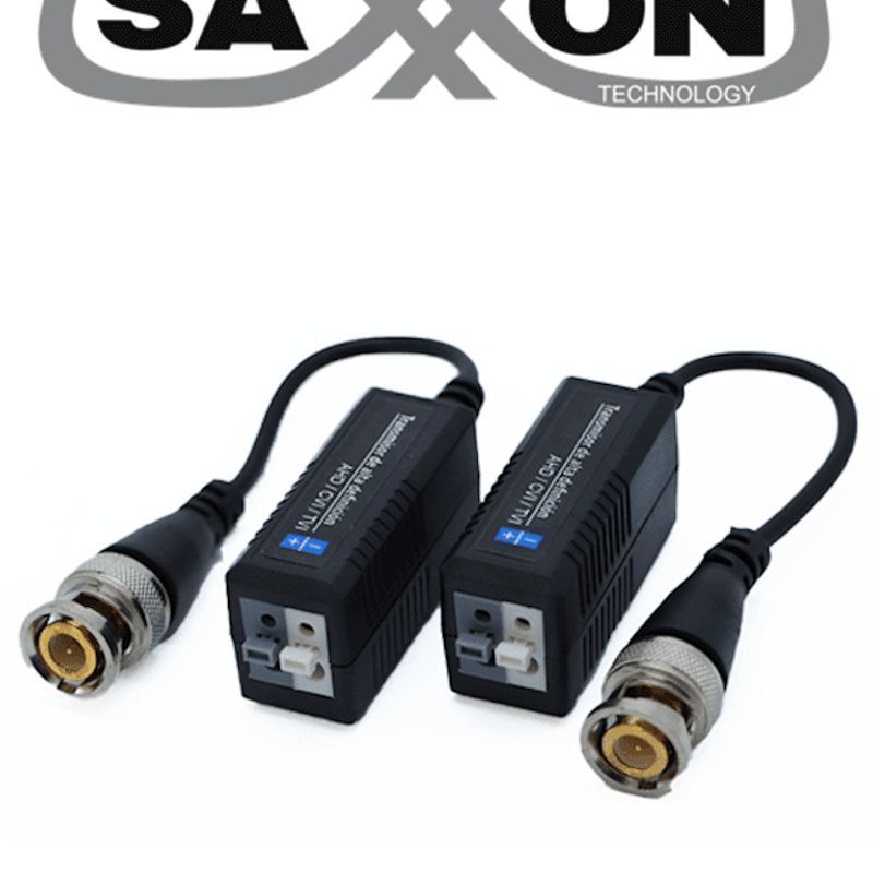 Saxxon Sxcf200  Par De Transceptores Pasivos 1080p / Botones Push / 1080p Hasta 250 Metros / 720p Hasta 300 Metros / Soporta Hdc