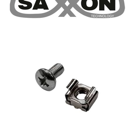 Saxxon Sxscw001 Tornillos De Acero Inoxidable Para Rack / Acero Inoxidable / 1224 / Bolsa De 50 Pz