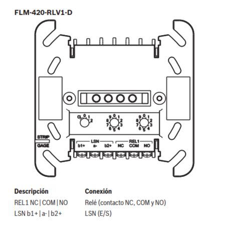 Bosch Fflm420rlv1d  Modulo De Interconexion De Rele De Baja Tensio