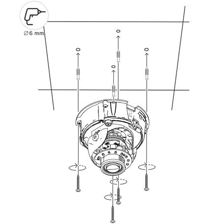 Bosch Vnde3513al   Domo Fijo 5mp Hdr 310mm Ir Ip66