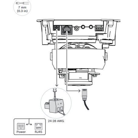 Bosch Vnde3513al   Domo Fijo 5mp Hdr 310mm Ir Ip66