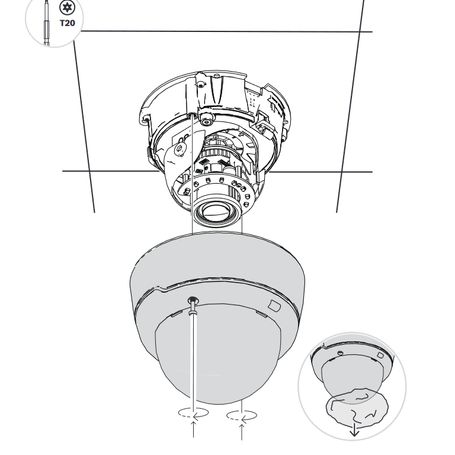 Bosch Vnde3513al   Domo Fijo 5mp Hdr 310mm Ir Ip66