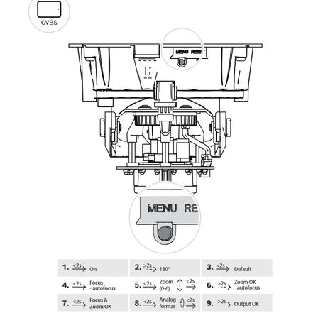 Bosch Vnde3512al  Domo Fijo 2mp Hdr 39mm Ir Ip66 Ik10