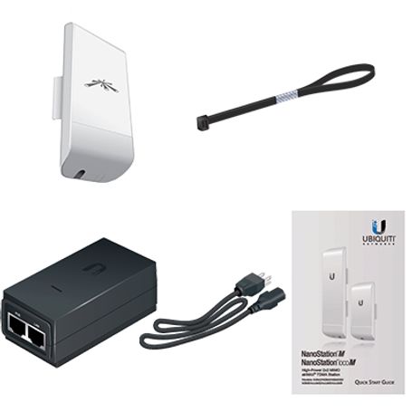 Ubiquiti Nanostation Locom5  Radio Airmax 5.8ghz Para Exteriores Con Antena Integrada Tipo Panel De 13 Dbi Mimo Potencia De 23 D