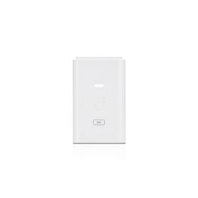 ubiquiti  poe247wgwh  inyector poe gigabit con protección contra descargas alimentación de 24v dc a 03a y capacidad para reset 