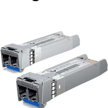 Ubiquiti Uaccomsm10gd2  Paquete De 2 Transceptores Sfp Monomodo De 10 Gbps Con Conectores Lc Compatibles Con Ufiber