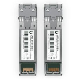 ubiquiti uaccomsm10gd2  paquete de 2 transceptores sfp monomodo de 10 gbps con conectores lc compatibles con ufiber58713