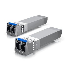 ubiquiti uaccomsm10gd2  paquete de 2 transceptores sfp monomodo de 10 gbps con conectores lc compatibles con ufiber58713