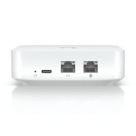 ubiquiti uxglite  consola unifi express gateway con 1 puerto wan rj45 y 1 puerto lan rj45 ofrece mayor rendimiento de ruteo y e