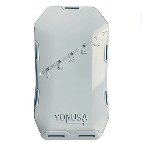 Yonusa Eyhs1bat Energizador De Nueva Generación Para Solución De Cerco Eléctrico. Cubre 500 Metros Lineales O 100 Metros En 5 Li