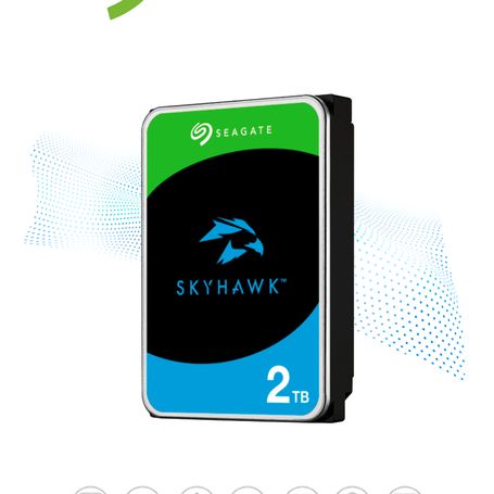 Seagate St2000vx017  Disco Duro De 2tb / Skyhawk / 6gbit/s /  3.5 / Sata Iii / 5400rpm/ 256 Cache / Recomendado Para Videovigila