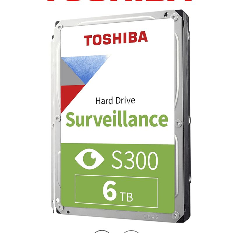  Toshiba Hdwt860uzsva  Disco Duro De 6 Tb Serie S300 Especial Para Videovigilancia Ideal Para Trabajo 24/7 Interfaz Sata 3.5 540