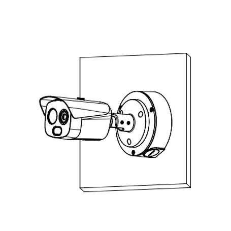 Dahua Dhitpcbf1241b7f8dws2 Mini Cámara Tipo Bala Ip Térmica De 4mp Con Ia Detección De Calor Clasificación De Personas/vehiculos