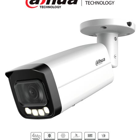 Dahua Dhipchfw5449tpaseled0280bs2  Cámara Ip Bullet Full Color De 4 Mp/ Lente De 2.8 Mm/ 40 M Ir/  Micrófono Integrado/ Detecció