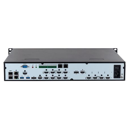 Dahua Dhinvd1205du4i8k  Decodificador De Video Ip Ultra Hd (8k)/ 12 Salidas Hdmi/h265/ H265/ H264/ Mjpeg/ Hdmi /dvii/ Soporta 1/