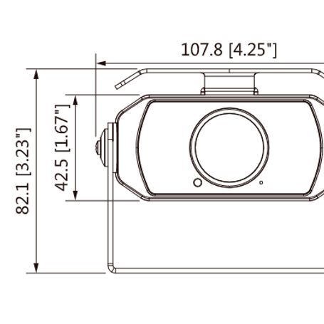 Dahua Dhipchmw3230m  Camara Ip Para Monitoreo De Conductor De 2 Megapixeles/ Lente De 6mm/ Ir De 5m/ Especial Para Uso Con Nvr M