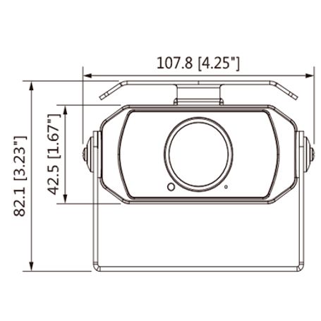 Dahua Dhipchmw3230m  Camara Ip Para Monitoreo De Conductor De 2 Megapixeles/ Lente De 6mm/ Ir De 5m/ Especial Para Uso Con Nvr M