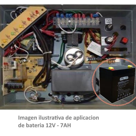 Saxxon Cbat45ah Bateria De Respaldo De 12 Volts Libre De Mantenimiento Y Facil Instalacion / 4.5 Ah/ Compatible Dsc/ Cctv/ Acces